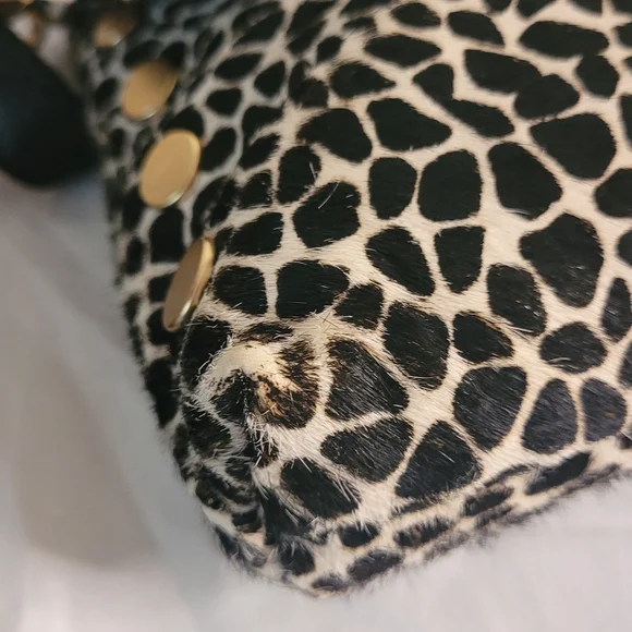 Hammitt Fold-Over VIP Medium Crossbody Dapple Calf Hair - Picture 12 of 16